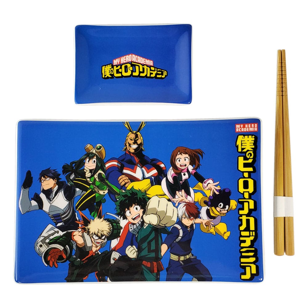My Hero Academia Ceramic Sushi Set with Chopsticks Classe 1-A - Image 2