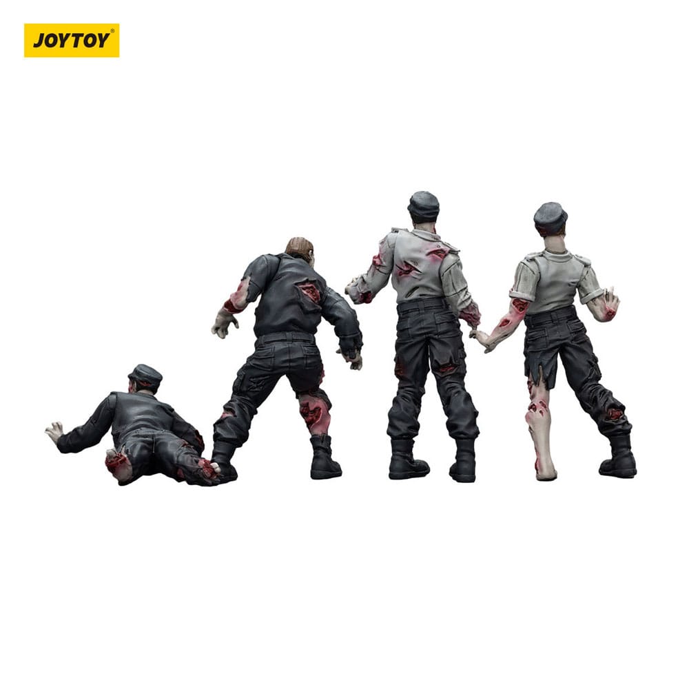 Zombie Dark Source Action Figures 4-Pack Security Guards 8 cm - Image 9