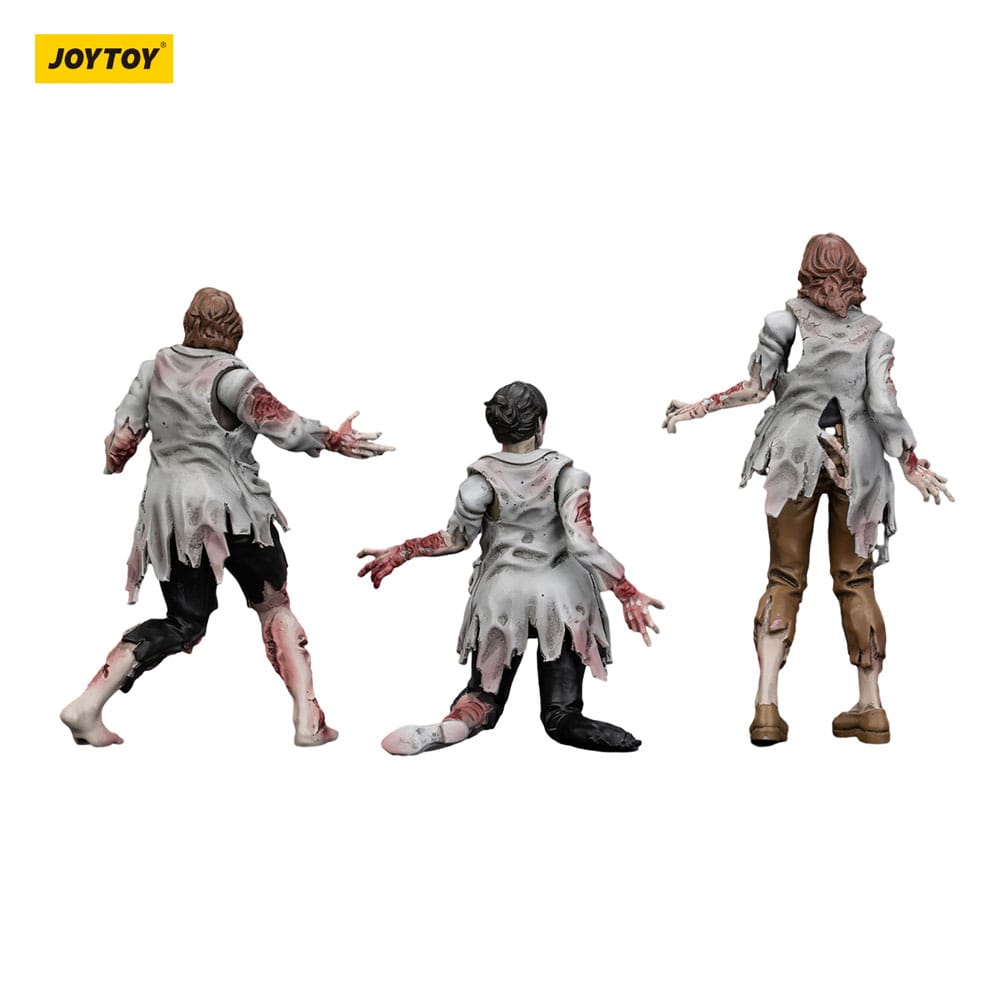 Zombie Dark Source Action Figures 3-Pack Scientists (Female) 8 cm - Image 8