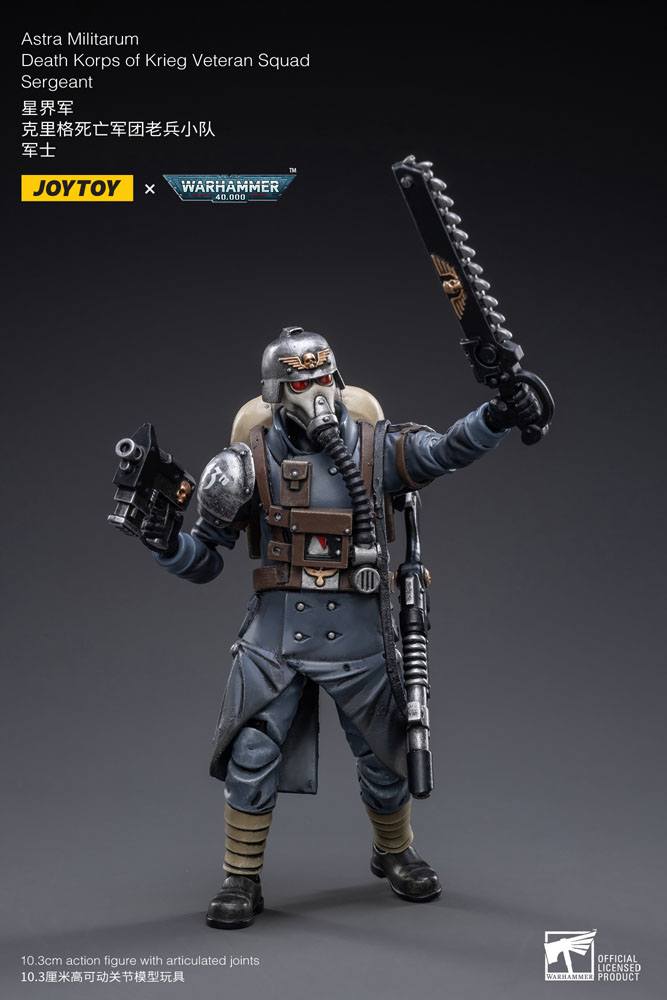 Warhammer 40k Action Figure 1/18 Death Korps of Krieg Veteran Squad Sergeant 10 cm - Image 3