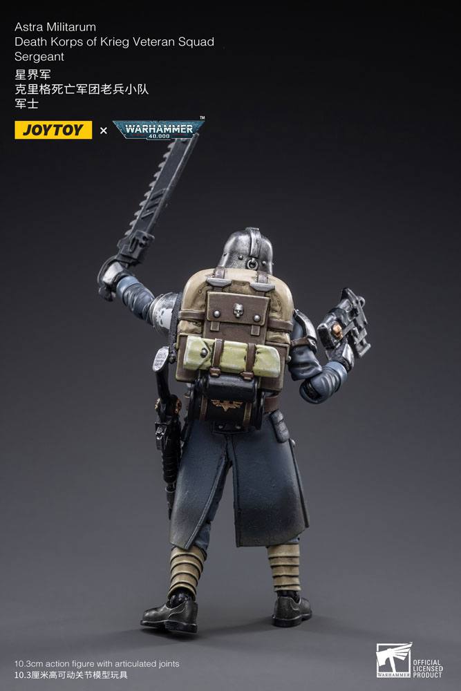Warhammer 40k Action Figure 1/18 Death Korps of Krieg Veteran Squad Sergeant 10 cm - Image 4