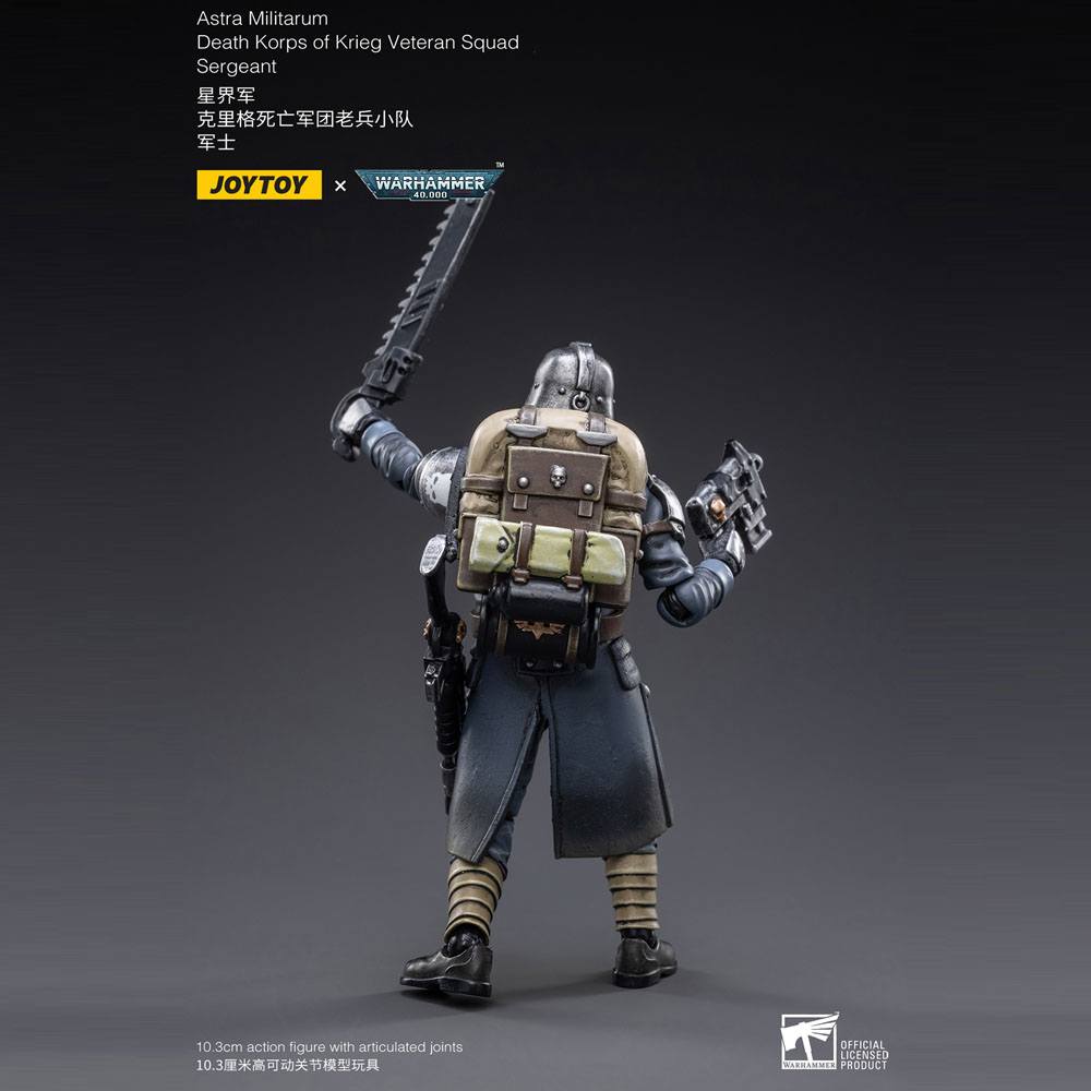 Warhammer 40k Action Figure 1/18 Death Korps of Krieg Veteran Squad Sergeant 10 cm - Image 7