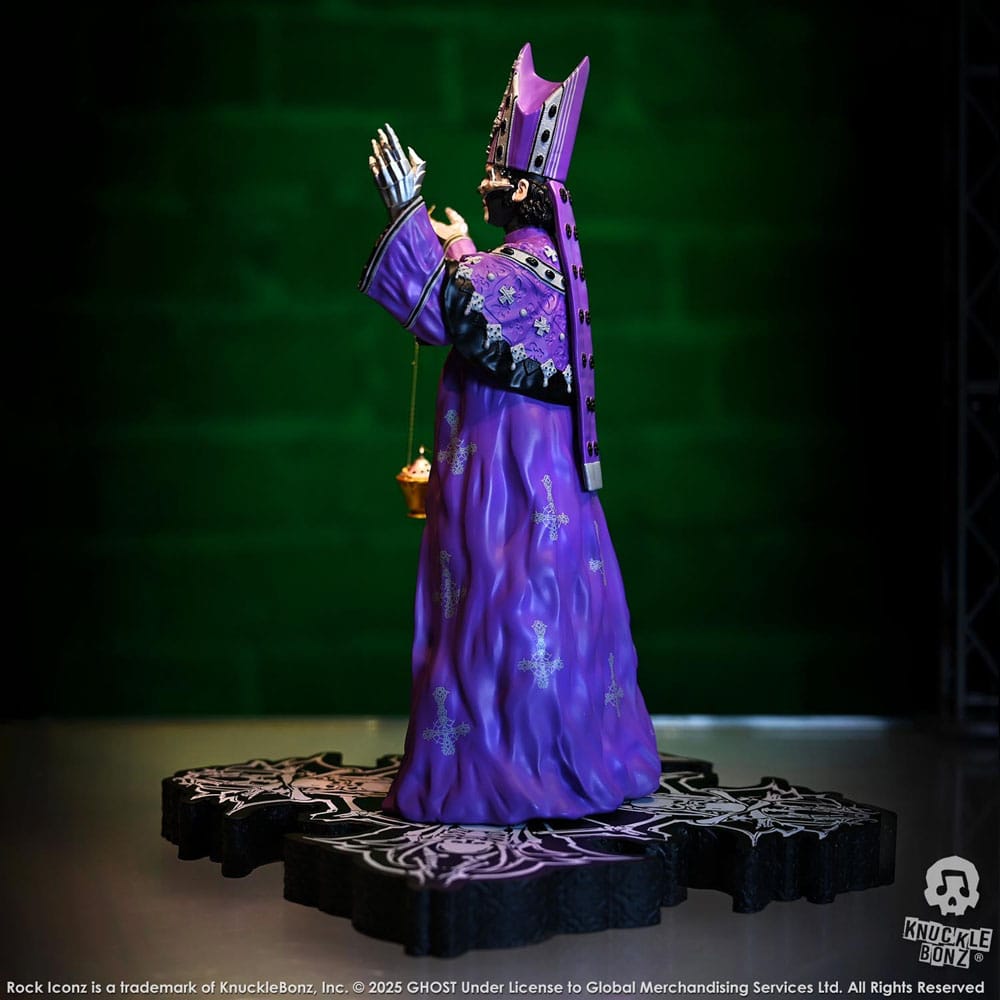 Ghost Rock Iconz Statue Papa V Perpetua Purple Robes 22 cm - Image 4