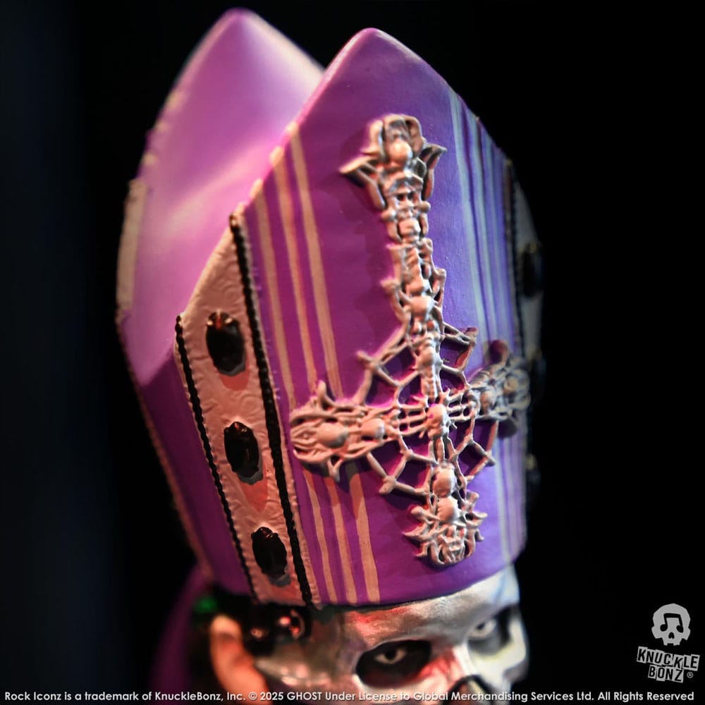 Ghost Rock Iconz Statue Papa V Perpetua Purple Robes 22 cm - Image 12