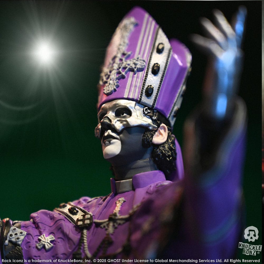 Ghost Rock Iconz Statue Papa V Perpetua Purple Robes 22 cm - Image 20