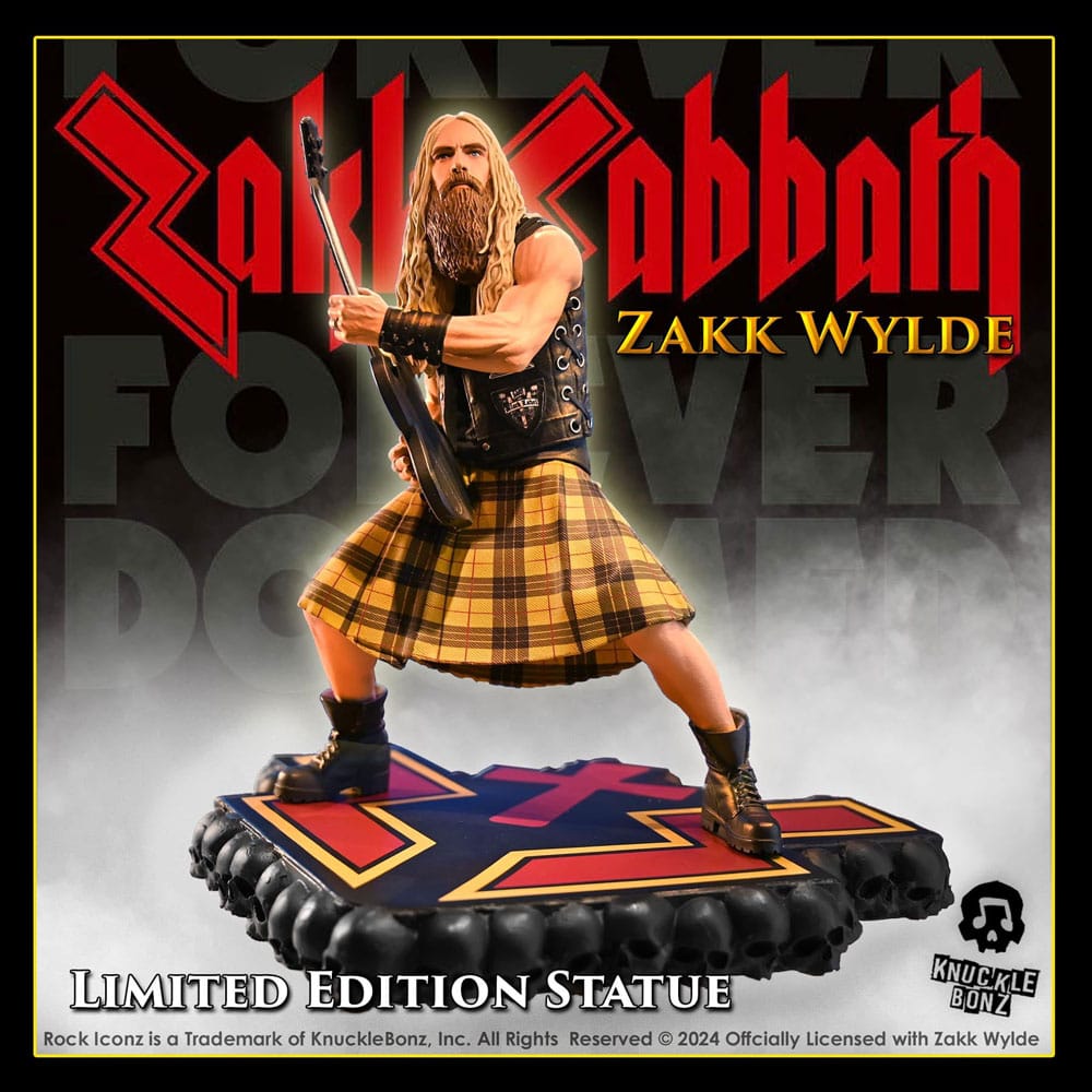Zakk Sabbath Rock Iconz Statue Zakk Wylde II 22 cm - Image 23