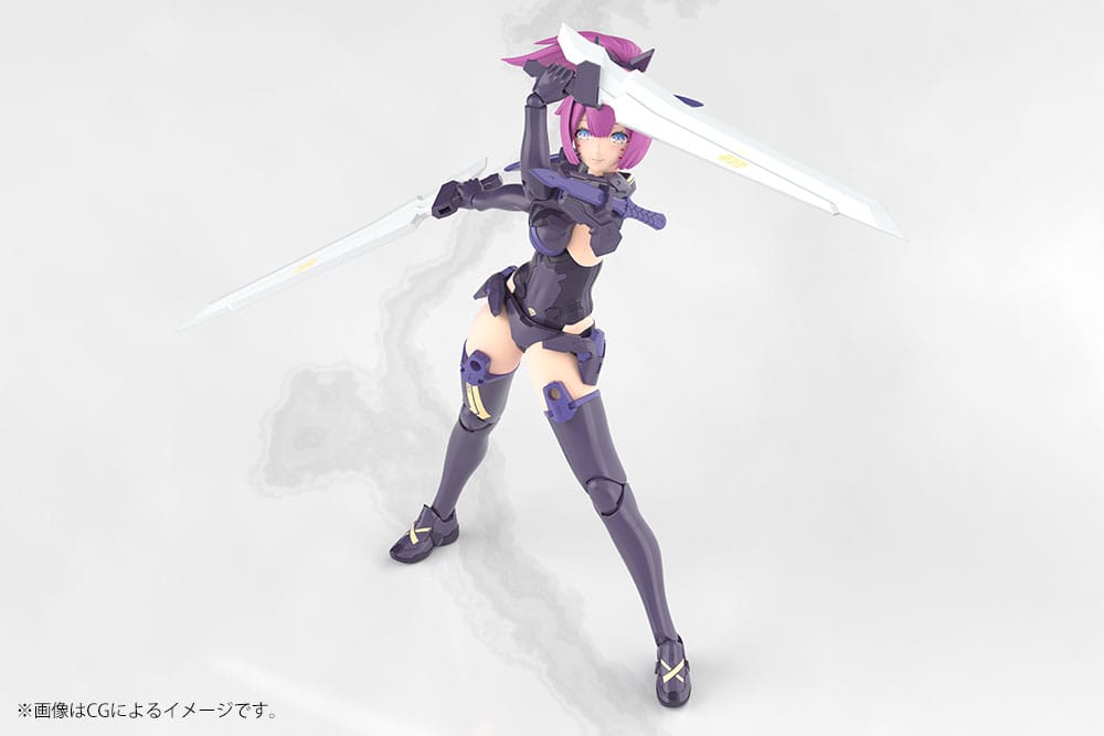 Megami Device Plastic Model Kit 1/1 Asra Archer Kizuna Shadow Edition Full Package 14 cm - Image 11