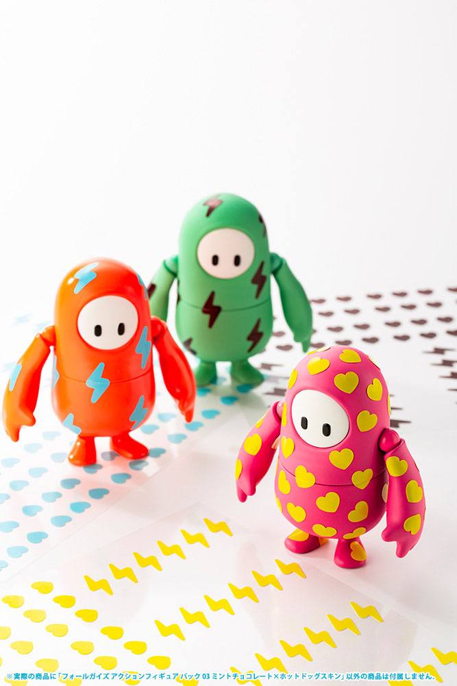 Fall Guys: Ultimate Knockout Action Figure 1/20 Pack 03 Mint Chocolate / Hot Dog Skin 8 cm - Image 22