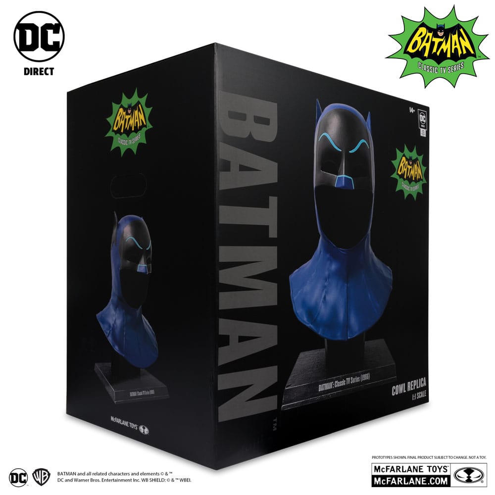 Batman 1966 DC Direct Replica 1/1 Batman Cowl 53 cm - Image 9