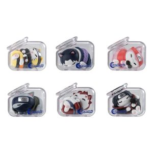 Naruto Shippuden Mega Cat Project Nyaruto! Trading Figures Good Night Nyaruto! 3 cm Assortment (8)