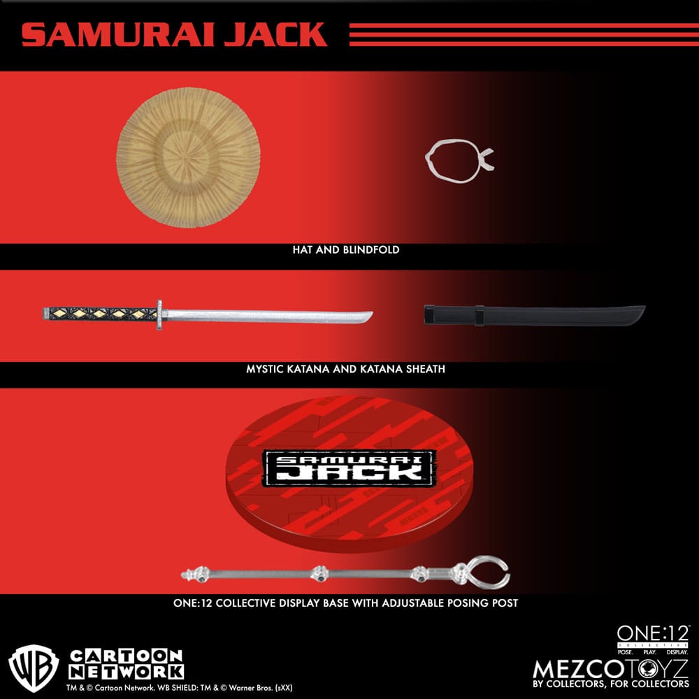 Samurai Jack Action Figure 1/12 Samurai Jack 17 cm - Image 11