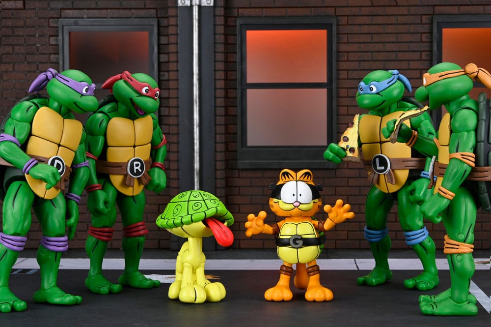 Teenage Mutant Ninja Turtles (Archie Comics) x Garfield Action Figure 2-Pack Ultimate Garfello & Odie 10 cm - Image 6