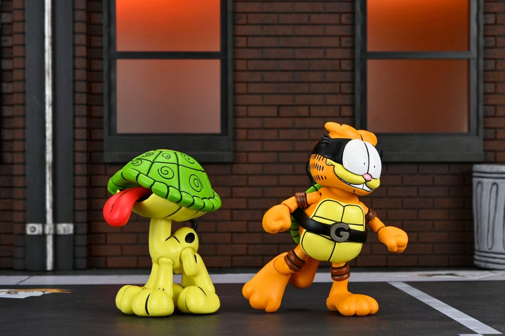 Teenage Mutant Ninja Turtles (Archie Comics) x Garfield Action Figure 2-Pack Ultimate Garfello & Odie 10 cm - Image 7