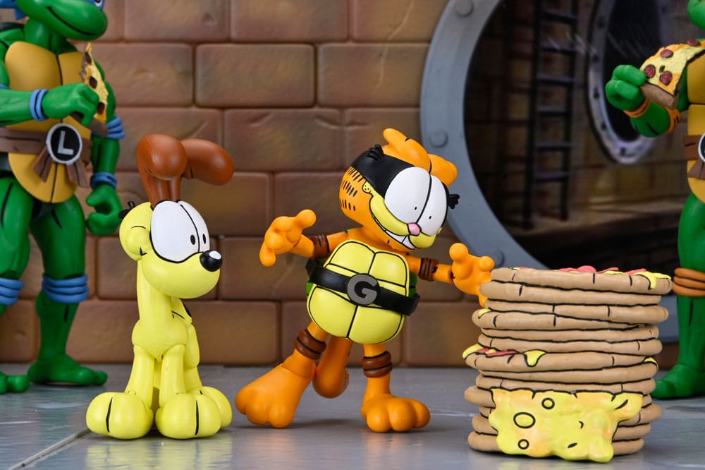 Teenage Mutant Ninja Turtles (Archie Comics) x Garfield Action Figure 2-Pack Ultimate Garfello & Odie 10 cm - Image 13