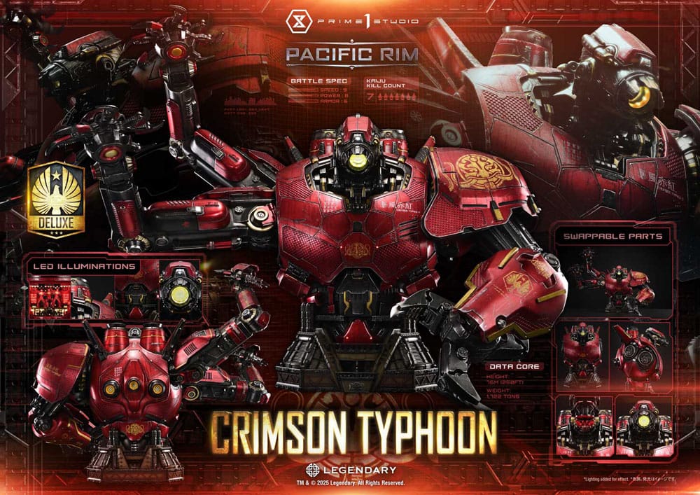 Pacific Rim Life Size Bust 1/1 Crimson Typhoon Deluxe Version 103 cm - Image 13