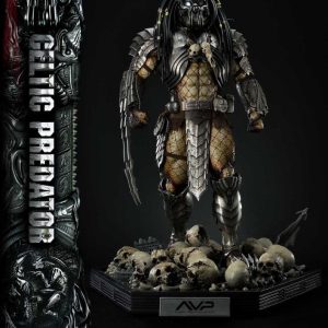 The Alien vs. Predator Museum Masterline Series Statue 1/3 Celtic Predator Bonus Ver. 95 cm