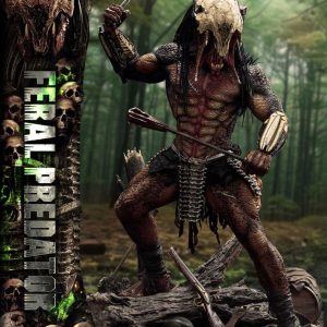 Prey (Movie) Museum Masterline Series Statue 1/3 Feral Predator Deluxe Version 89 cm