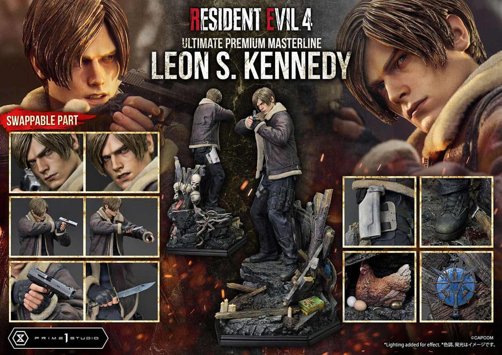 Resident Evil 4 Ultimate Premium Masterline Series Statue 1/4 Leon S. Kennedy 64 cm - Image 5