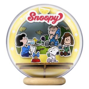 Peanuts Puremind Model Kit Wooden Theater Globe Picnic Party