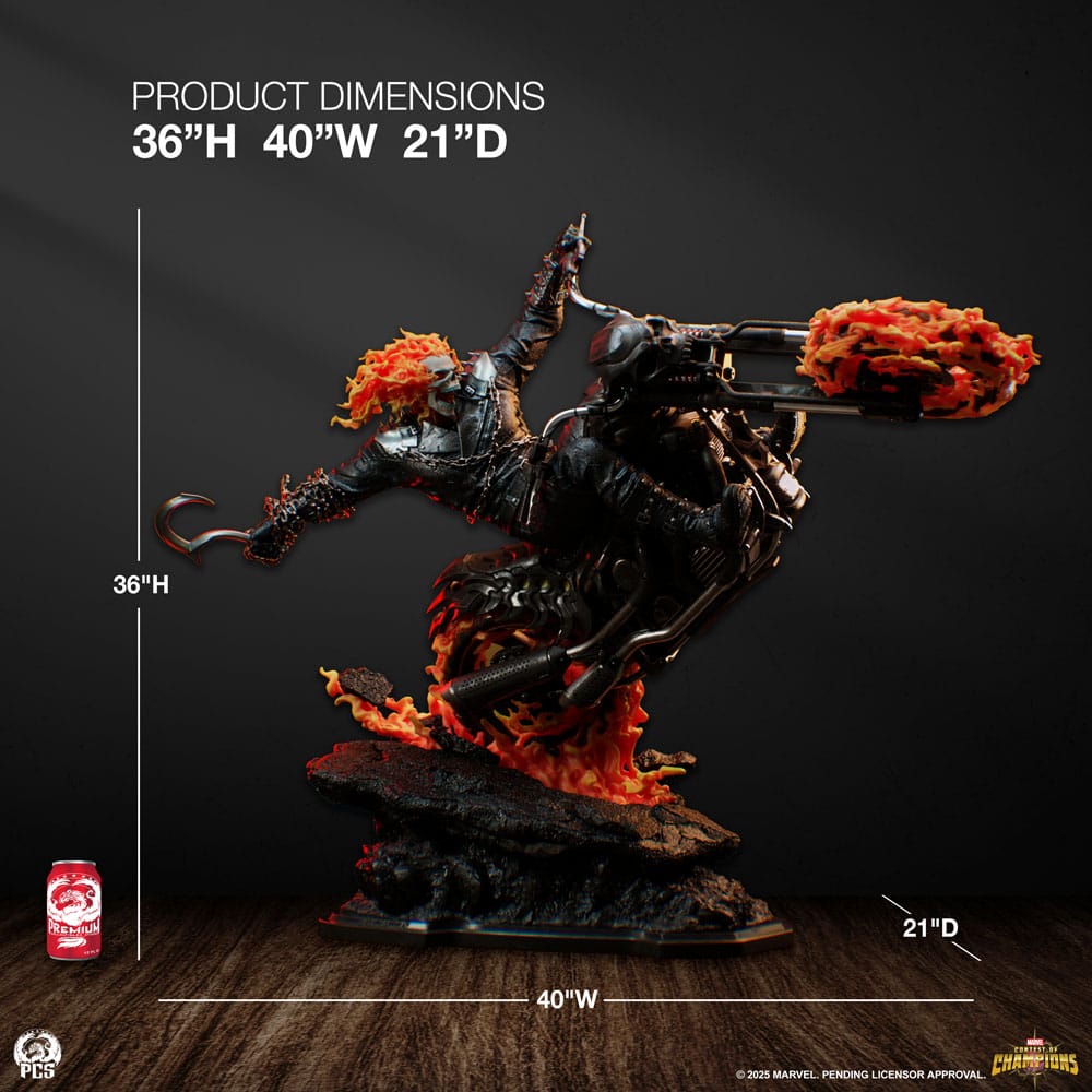 Marvel Contest of Champions Statue 1/3 Ghost Rider Variant Edition 91 cm - Image 17