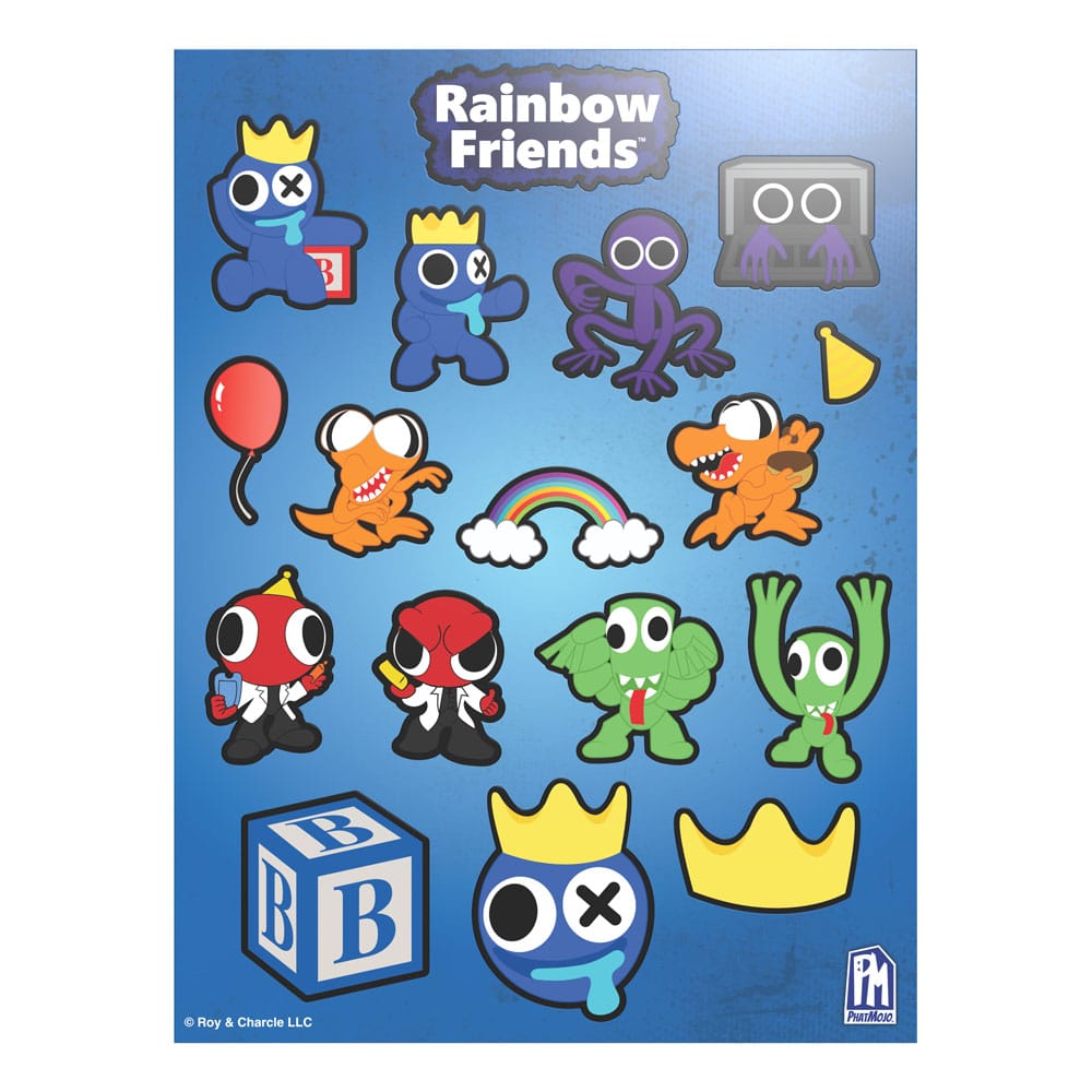 Rainbow Friends Head Bundle Blue Metallic - Image 17