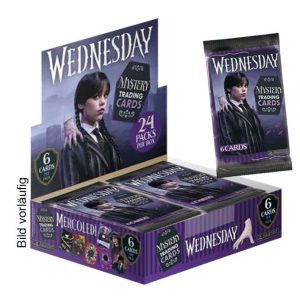 Wednesday Trading Cards Flow Pack Box (24)