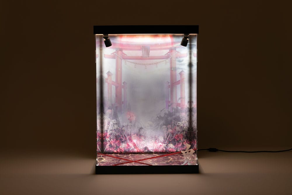 SHINSAI Acrylic Display Case with Lighting Inbina Rasethuhime Saki M Edition 39 cm - Image 2