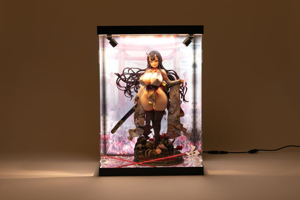 SHINSAI Acrylic Display Case with Lighting Inbina Rasethuhime Saki M Edition 39 cm - Image 7