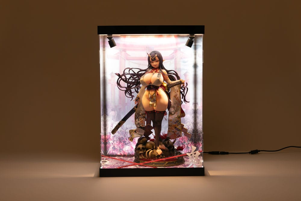 SHINSAI Acrylic Display Case with Lighting Inbina Rasethuhime Saki M Edition 39 cm - Image 8