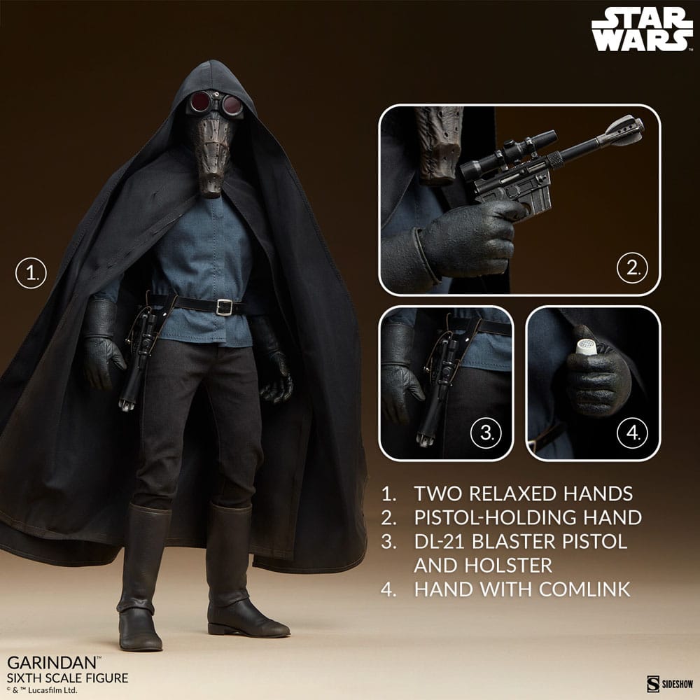 Star Wars Episode IV Scum & Villainy Action Figure 1/6 Garindan 30 cm - Image 5