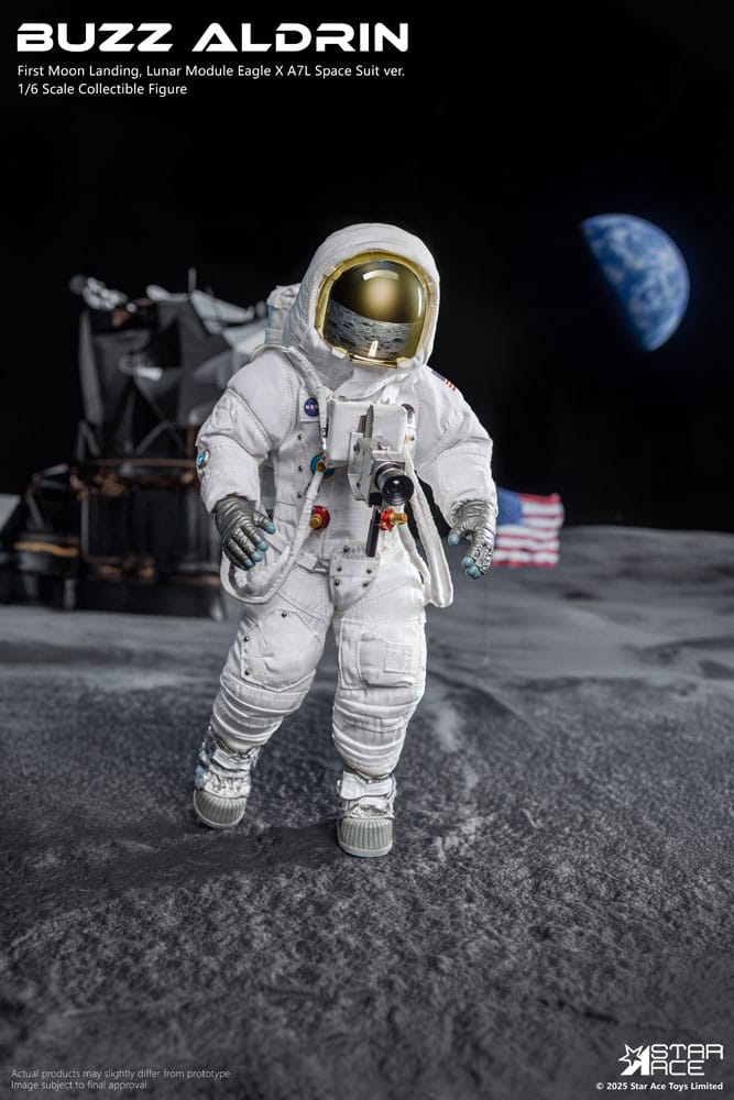 NASA Apollo 11 Action Figure 1/6 Buzz Aldrin 30 cm - Image 3