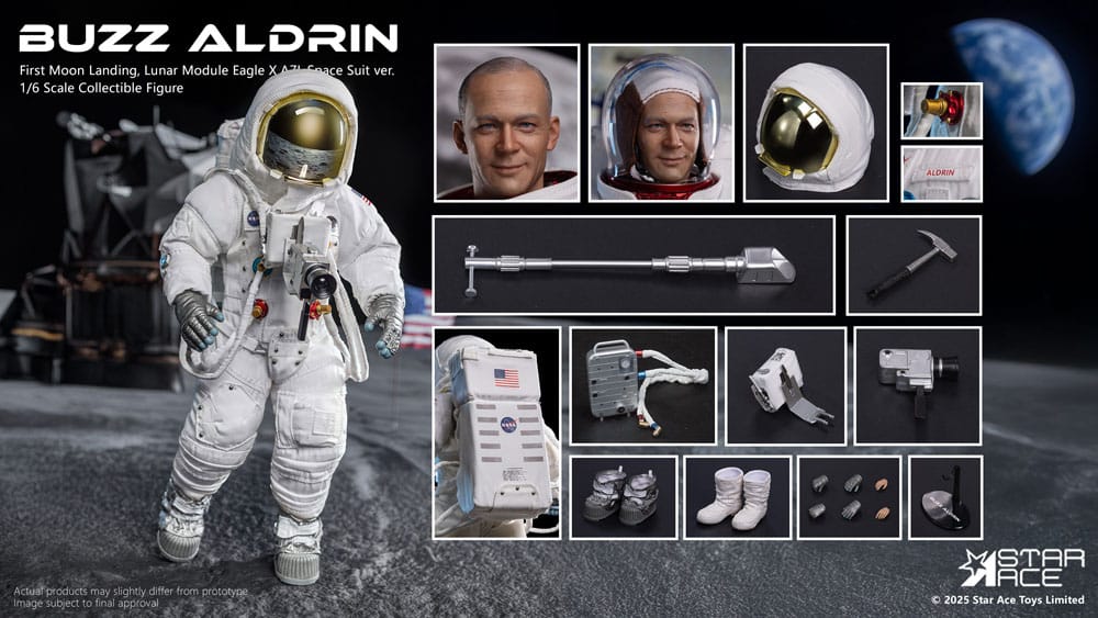 NASA Apollo 11 Action Figure 1/6 Buzz Aldrin 30 cm - Image 18