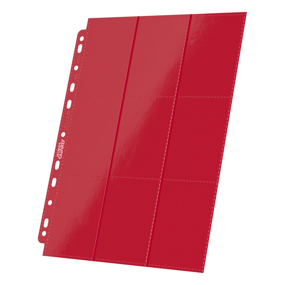 Ultimate Guard 18-Pocket Pages Side-Loading (10) - Red - Image 4