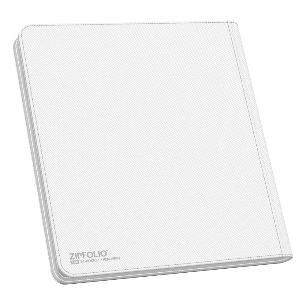 Ultimate Guard Zipfolio 480 24-Pocket Xenoskin - White - Image 4