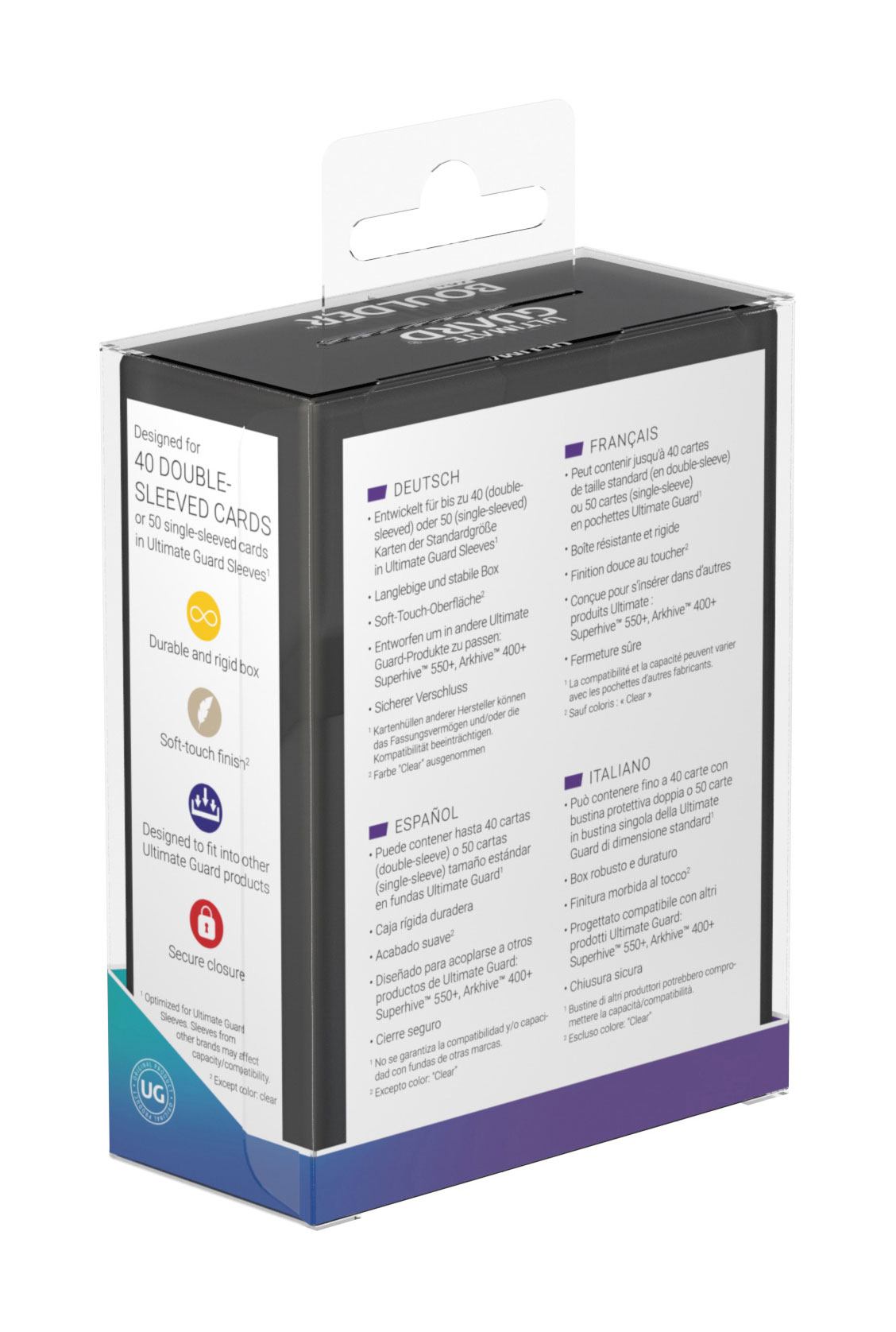 Ultimate Guard Boulder 40+ - Onyx - Image 8