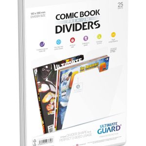 Ultimate Guard Comic Book Dividers (25) - White