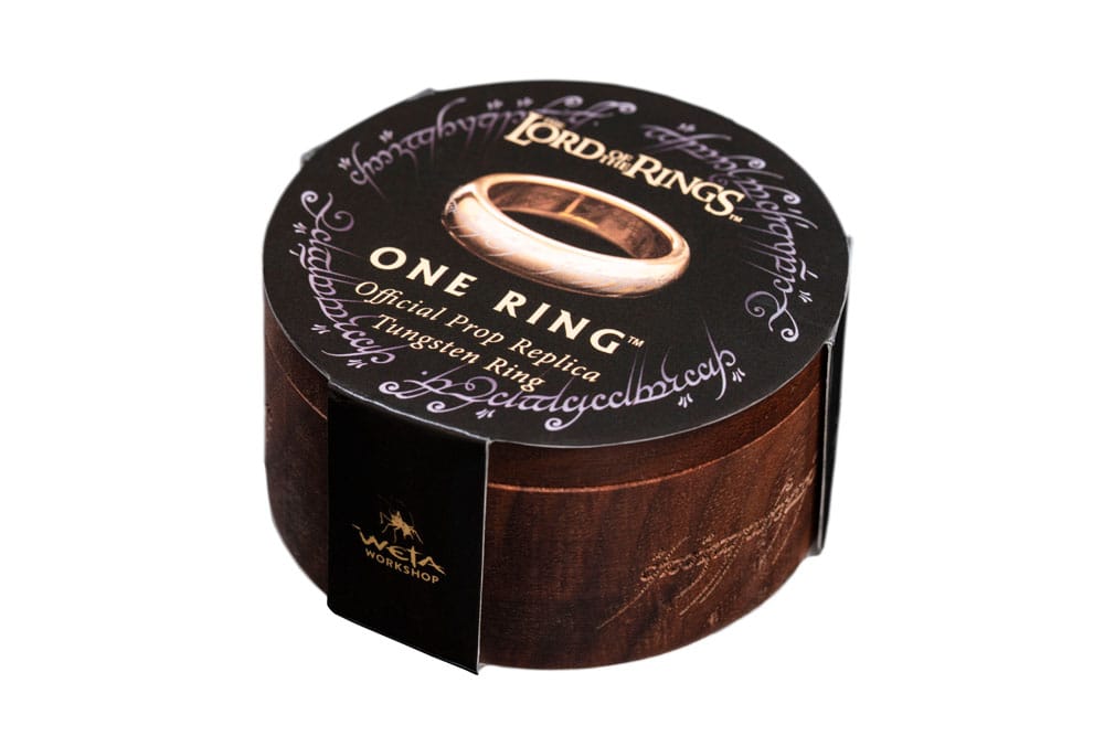 Lord of the Rings Tungsten Ring The One Ring (gold plated) Size 7 - Image 2