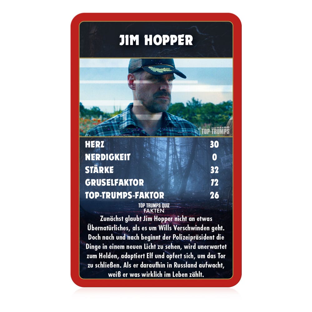 Stranger Things Card Game Top Trumps Collectables *German Version* - Image 3