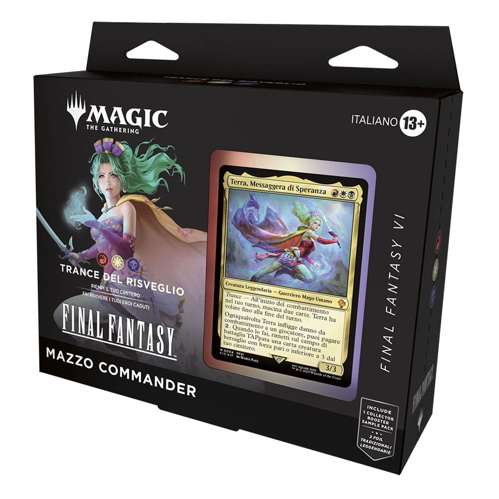 Magic the Gathering Final Fantasy Commander Decks Display (4) italian - Image 4