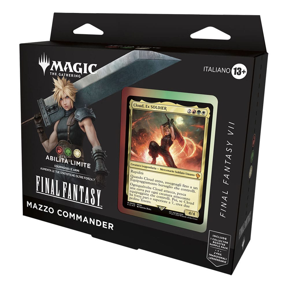 Magic the Gathering Final Fantasy Commander Decks Display (4) italian - Image 7