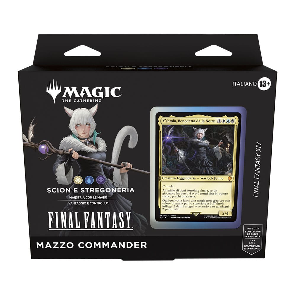 Magic the Gathering Final Fantasy Commander Decks Display (4) italian - Image 12