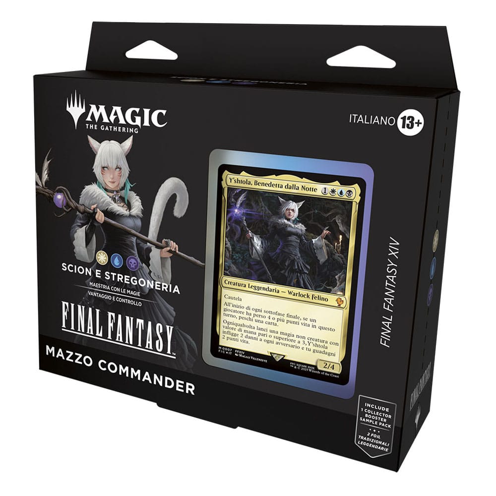 Magic the Gathering Final Fantasy Commander Decks Display (4) italian - Image 13