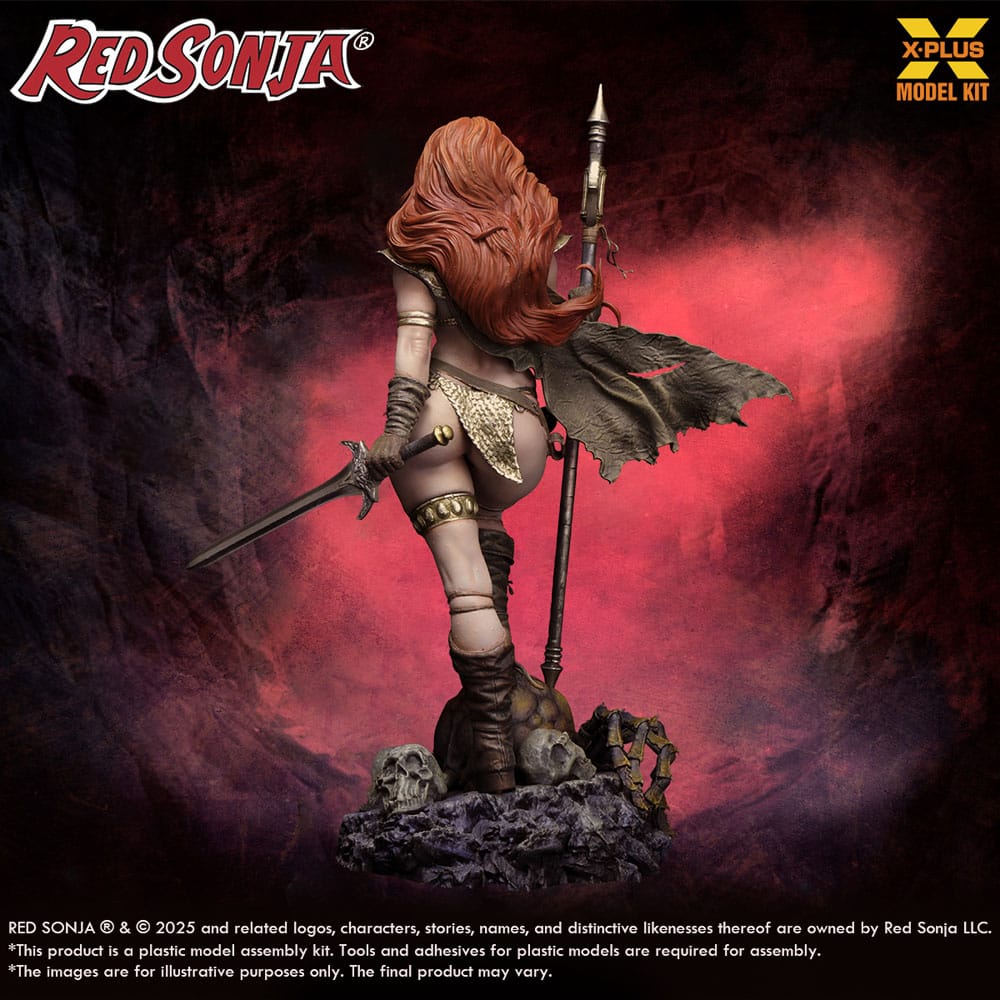 Red Sonja Plastic Model Kit 1/8 Red Sonja reissue 27 cm - Image 5