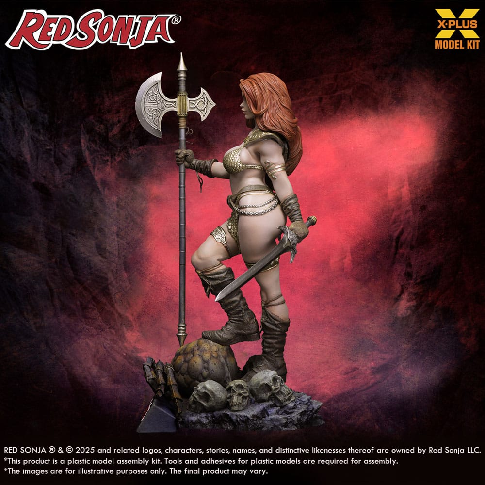 Red Sonja Plastic Model Kit 1/8 Red Sonja reissue 27 cm - Image 6