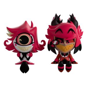 Hazbin Hotel Vinyl Figures Alastor & Niffty Monitor Buddiez