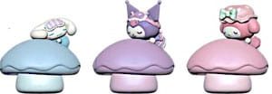 Sanrio Bedside Light Little Mushroom Series Mini Figures Hello Kitty and Friends 8 cm Display (12)