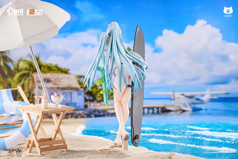 Girls' Frontline 2: Exilium Statue 1/7 HK416 Cerulean Breaker 24 cm - Image 4