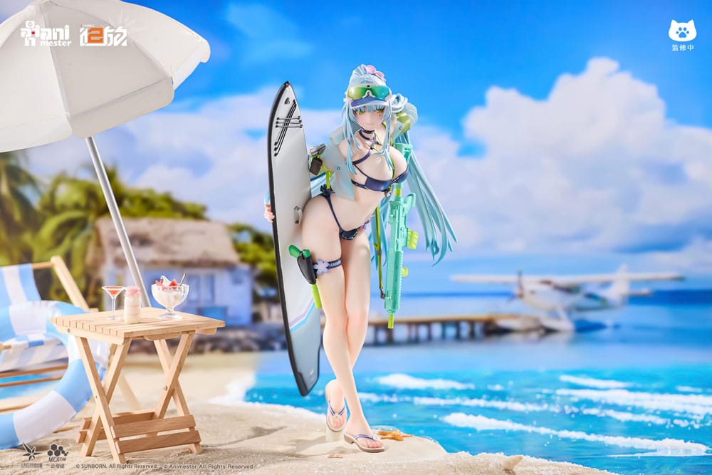 Girls' Frontline 2: Exilium Statue 1/7 HK416 Cerulean Breaker 24 cm - Image 6