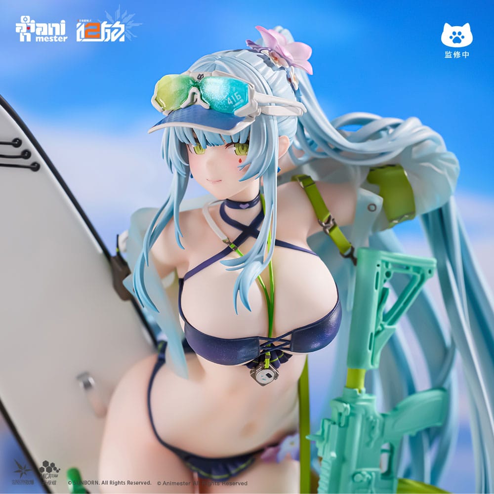 Girls' Frontline 2: Exilium Statue 1/7 HK416 Cerulean Breaker 24 cm - Image 23