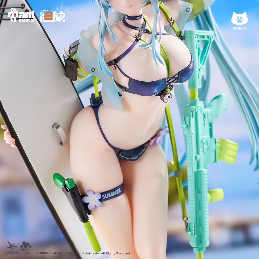 Girls' Frontline 2: Exilium Statue 1/7 HK416 Cerulean Breaker 24 cm - Image 24